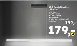 Globus Baumarkt LED Pendelleuchte Madrid Angebot