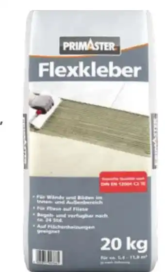 Globus Baumarkt Primaster Flexkleber Angebot