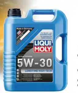 Globus Baumarkt Liqui Moly Motoröl Longtime High Tech 5W30 Angebot