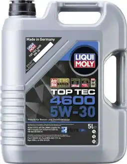 Globus Baumarkt Liqui Moly Motorenöl Top Tec 4600 5W30 Angebot