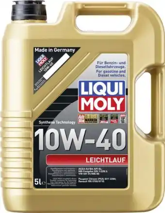 Globus Baumarkt Liqui Moly Motoröl Leichtlauf Nr.1 10W40 Angebot