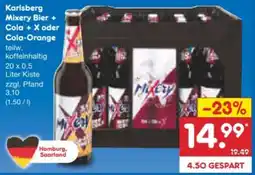 Netto Marken-Discount Karlsberg MiXery Bier + Cola X Angebot