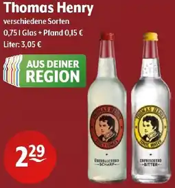 Getränke Hoffmann Thomas Henry Angebot