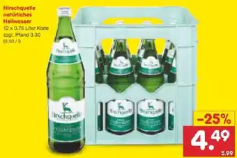 Netto Marken-Discount Hirschquelle Heilwasser Natürliches Angebot