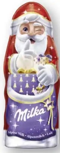 Scheck-in-Center Milka Weihnachtsmann Angebot