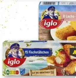 Scheck-in-Center Iglo Fischstäbchen Angebot