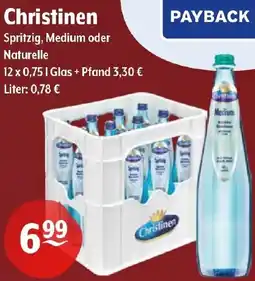 Getränke Hoffmann Christinen Spritzig, Medium oder Naturelle Angebot