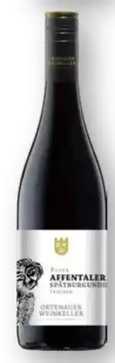 Edeka Ortenauer Weinkeller Affentaler Spätburgunder Rotwein Angebot