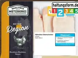 REWE Center Metzgerei Wilhelm Brandenburg Hähnchen-Oberschenkel Angebot