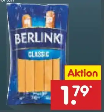 Netto Marken-Discount Berlinki Würstchen Classic Angebot