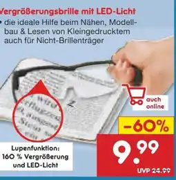 Netto Marken-Discount easy! MAXX LED-Vergrößerungsbrille Angebot