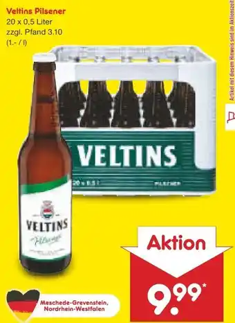 Netto Marken-Discount Veltins Pilsener Angebot
