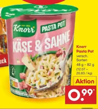 Netto Marken-Discount Knorr Pasta-Snack Angebot