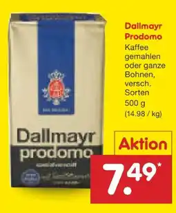 Netto Marken-Discount Dallmayr Prodomo Kaffee Angebot