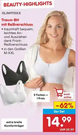 Netto Marken-Discount Slimmaxx Traum-BH 2er-Set Angebot