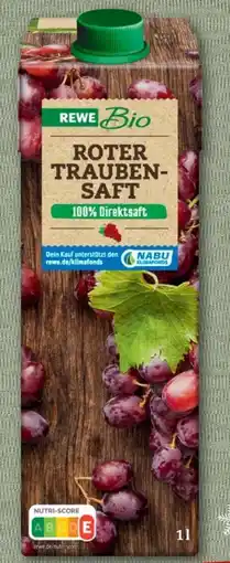 nahkauf Rewe Bio Roter Traubensaft Angebot