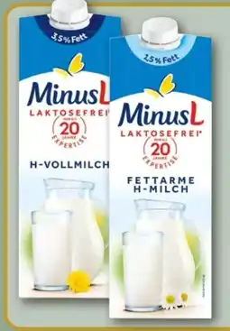 REWE Center Minus L H-Milch Angebot