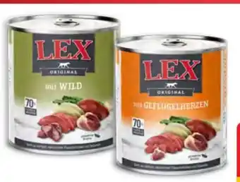 Das Futterhaus Lex Hunde Original mit Wild Angebot