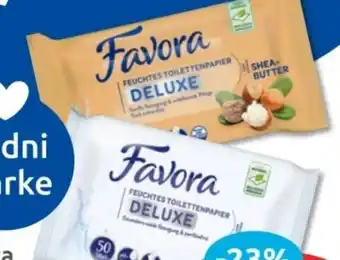 Budni Favora Feuchtes Toilettenpapier Deluxe Angebot