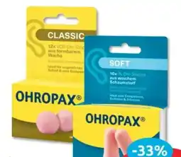 Budni Ohropax Classic Wachsstöpsel Angebot