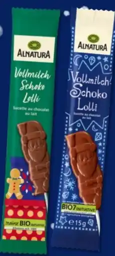 Budni Alnatura Bio Vollmilch Schoko Lolli Angebot