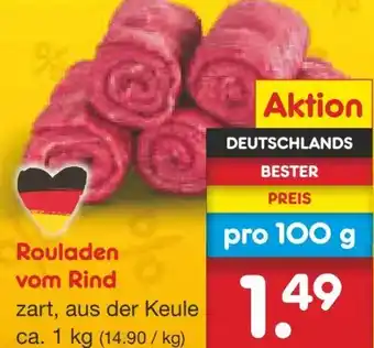 Netto Marken-Discount Rinder-Rouladen Angebot
