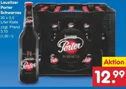 Netto Marken-Discount Lausitzer Porter Schwarzes Bier Angebot