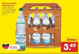Netto Marken-Discount Märkisch Kristall Mineralwasser Angebot