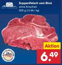 Netto Marken-Discount Gut Ponholz Suppenfleisch vom Rind Angebot