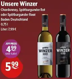 Getränke Hoffmann Unsere Winzer Chardonnay, Spätburgunder Rot Angebot