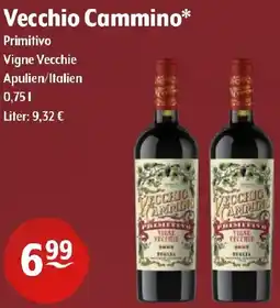Getränke Hoffmann Vecchio Cammino Primitivo Angebot