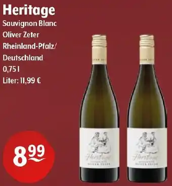 Getränke Hoffmann Heritage Sauvignon Blanc Angebot