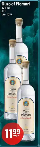 Getränke Hoffmann Ouzo of Plomari Angebot