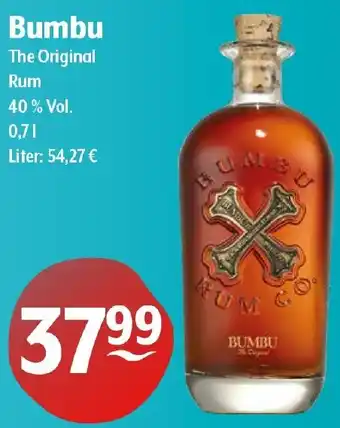 Getränke Hoffmann Bumbu The Original Rum Angebot