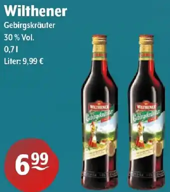 Getränke Hoffmann Wilthener Gebirgskräuter Angebot