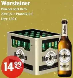 Getränke Hoffmann Warsteiner Pilsener oder Herb Angebot