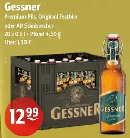 Getränke Hoffmann Gessner Premium Pils Angebot