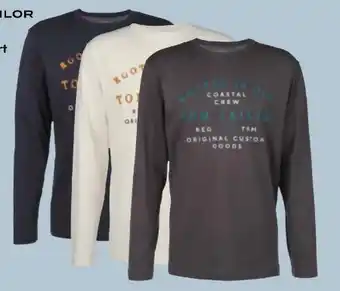 AWG Mode Tom Tailor Herren Langarmshirt Angebot