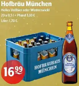 Getränke Hoffmann Hofbräu München Angebot