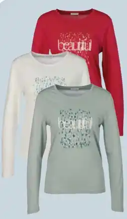 AWG Mode Tom Tailor Damen-Langarm-Shirt Angebot