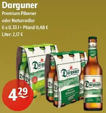 Getränke Hoffmann Darguner Premium Pilsener oder Naturradler Angebot