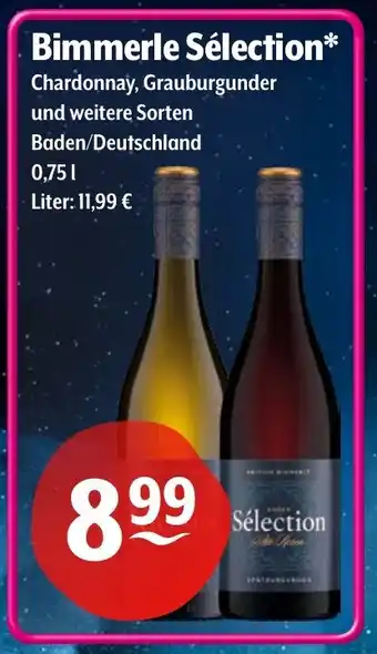 Getränke Hoffmann Bimmerle Sélection Chardonnay, Grauburgunder Angebot