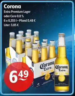 Getränke Hoffmann Corona Extra Premium Lager oder Cero 0,0 % Angebot