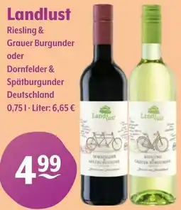 Getränke Hoffmann Landlust Riesling & Grauer Burgunder Angebot