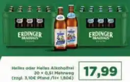 Lösch Depot Erdinger Helles oder Helles Alkoholfrei Angebot