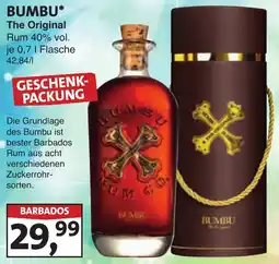 Lösch Depot BUMBU The Original Rum Angebot