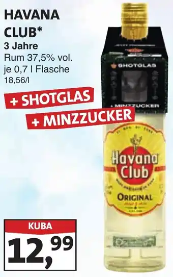 Lösch Depot HAVANA CLUB 3 Jahre Angebot