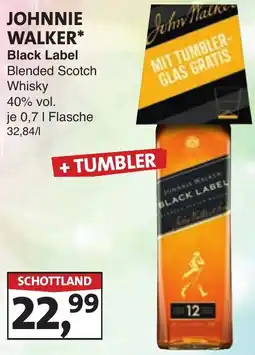 Lösch Depot JOHNNIE WALKER Black Label Blended Scotch Whisky Angebot