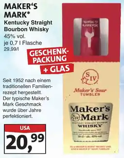 Lösch Depot MAKER'S MARK Kentucky Straight Bourbon Whisky Angebot