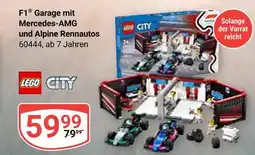 Globus Lego f1 garage mit mercedes-amg und alpine rennautos Angebot